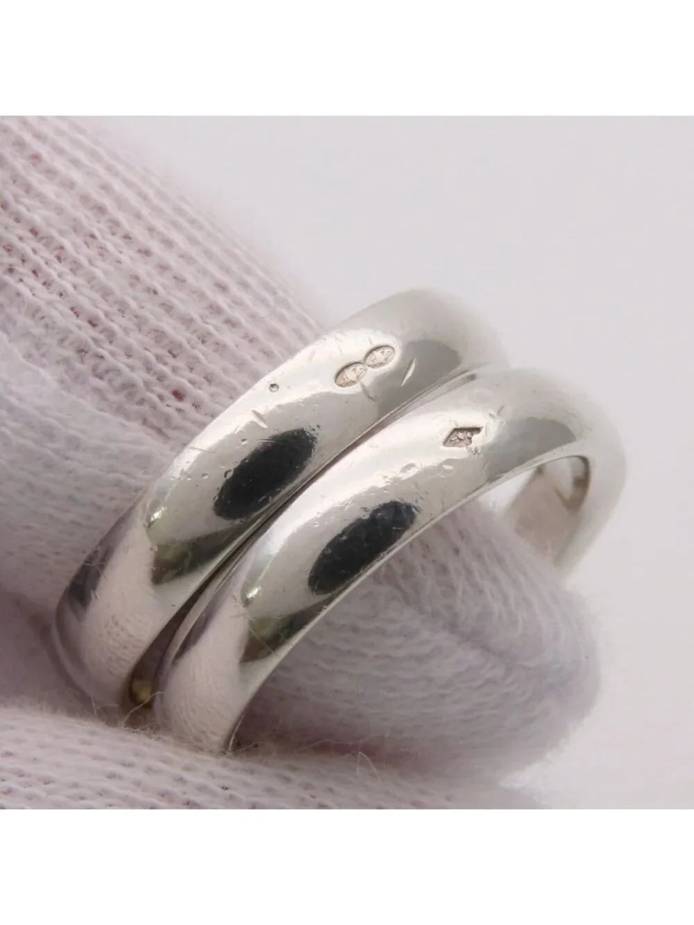 Hermes Ring Olympe 53 Silver Gold